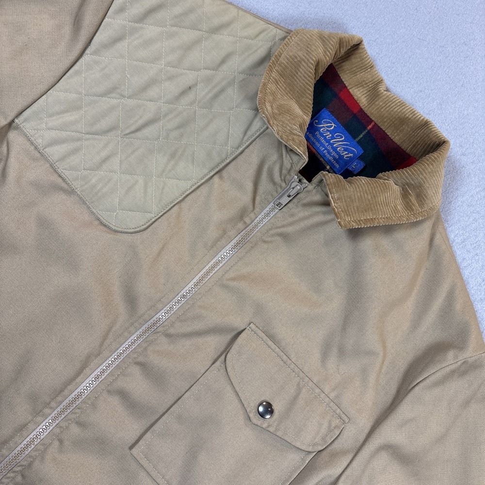 Vintage Pendleton‎ Pen West Flannel Lined Hunting Jacket Size L Thinsulate